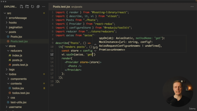 React Testing: Unit Testing React and E2E Testing – Screenshot 2