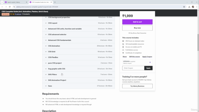 CSS Complete Guide (incl. Animation, Flexbox, Grid & Sass) – Screenshot 4