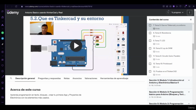 Arduino Basico usando thinkerCad y Real – Screenshot 2