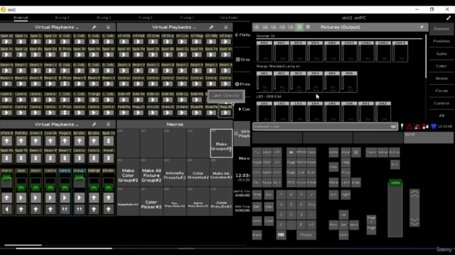 Advanced MA Lighting Dot2 Macro Programming – Screenshot 1
