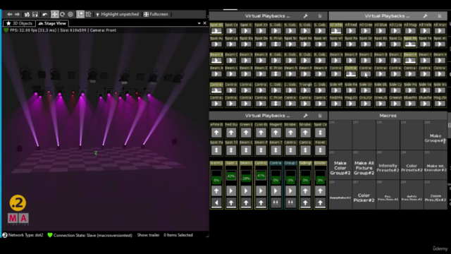 Advanced MA Lighting Dot2 Macro Programming – Screenshot 2