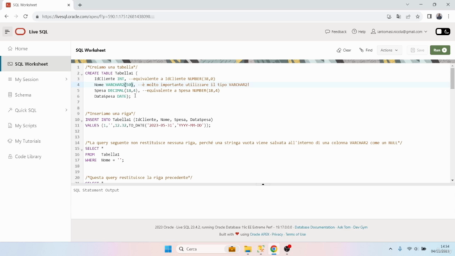 Oracle Database - apprendi il PL SQL con facilità – Screenshot 1