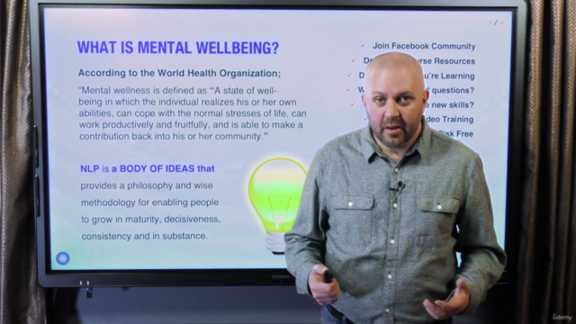 NLP Mindset, Mental Health and Emotional Resilience Training – Screenshot 1