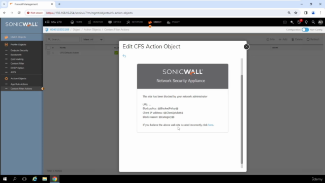 SonicWall Firewall for Beginners – Screenshot 4