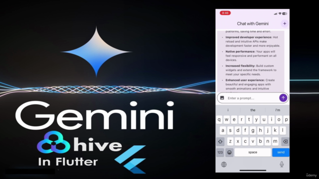 Flutter, Google Gemini Chat Bot with Hive local storage – Screenshot 2