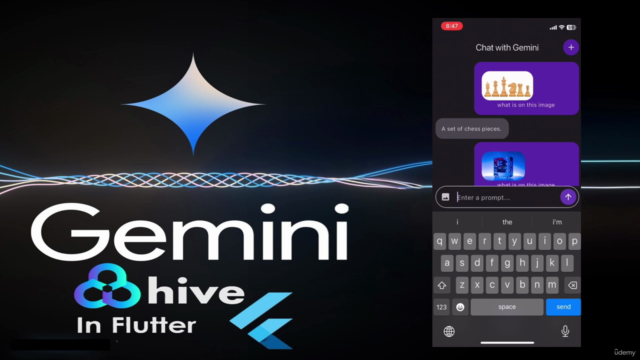 Flutter, Google Gemini Chat Bot with Hive local storage – Screenshot 4