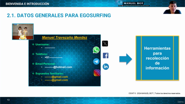 Obtención de Huellas Digitales & Egosurfing (OSINT) – Screenshot 2