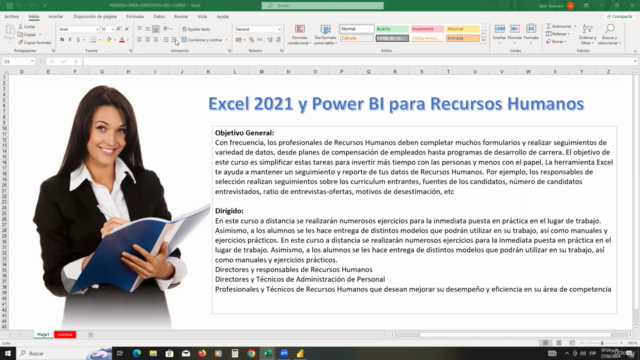 Excel 2021 y Power BI para la Gestión de Recursos Humanos – Screenshot 1