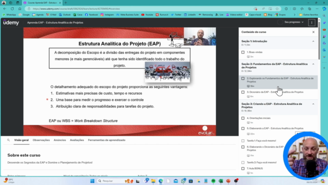 EAP - Estrutura Analítica de Projetos – Screenshot 2
