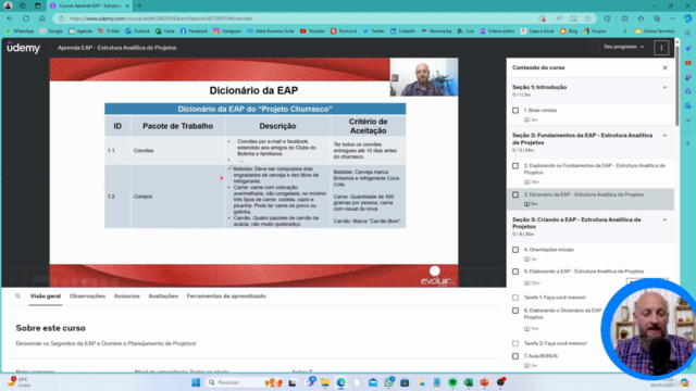 EAP - Estrutura Analítica de Projetos – Screenshot 4