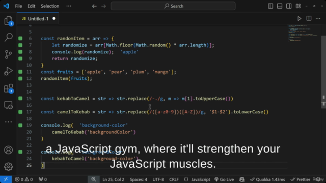 A Better Way to Learn JS: Useful Snippets – Screenshot 3