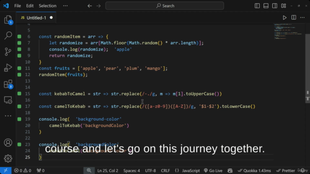 A Better Way to Learn JS: Useful Snippets – Screenshot 4