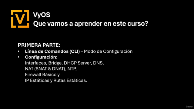 VyOS: Básico / Intermedio – Screenshot 1