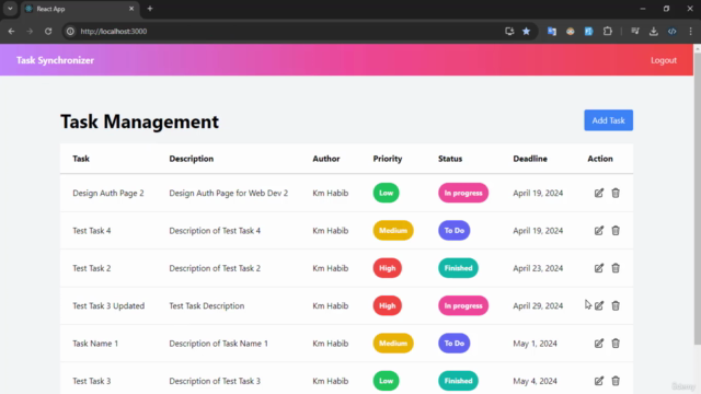 Build MERN Stack Engine and Create Projects for Portfolio – Screenshot 2