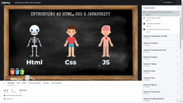 Introdução ao HTML, CSS e Javascript – Screenshot 1