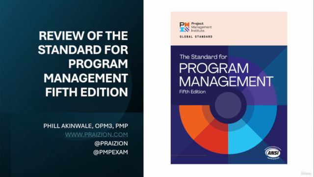 PMI Standard for Program Management Fifth Edition Basics – Screenshot 1