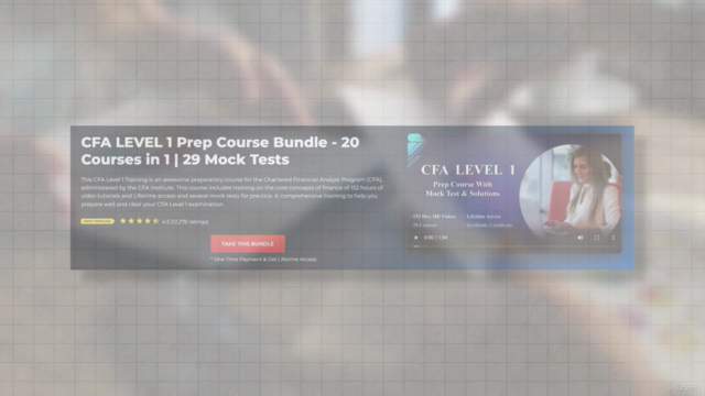 CFA Level 1 Certification - Complete Exam Prep Course Bundle – Screenshot 1