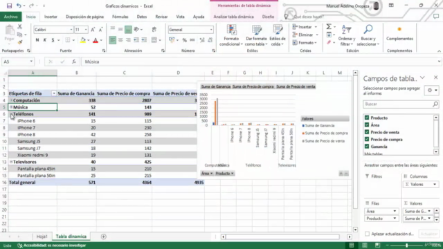 EXCEL EMPRESARIAL: Automatización, análisis y tablas – Screenshot 1