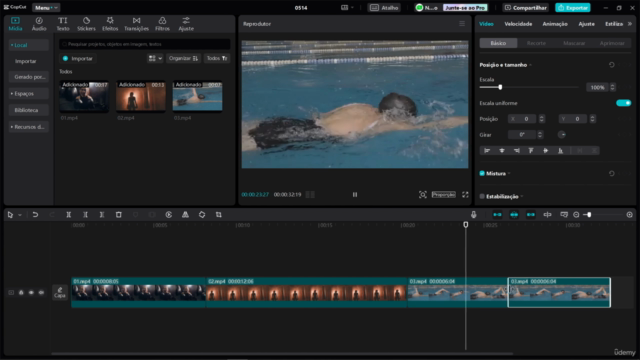 Edição Vídeos Profissional com CapCut para Computador – Screenshot 1