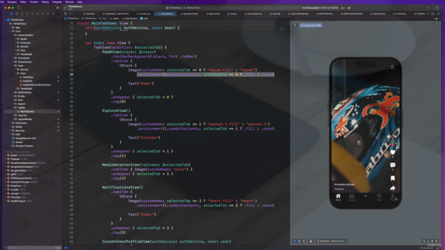 TikTok iOS App Clone | SwiftUI | iOS 17 – Screenshot 4