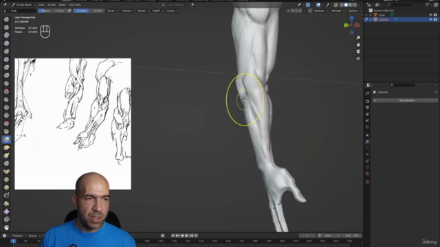 Arm and hand anatomy exercises course – Screenshot 2