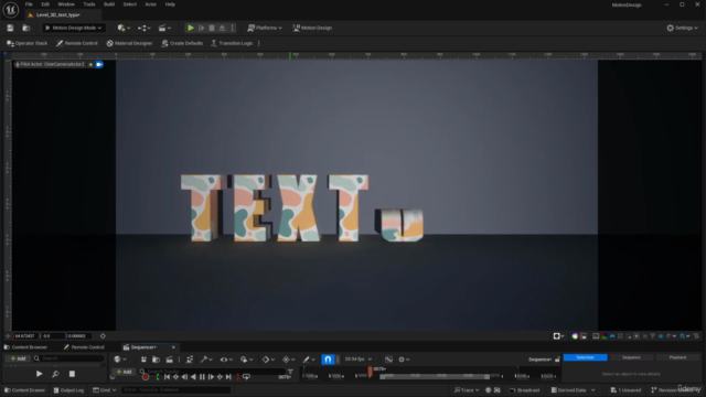 Unreal Engine 5 : Motion Design – Screenshot 3
