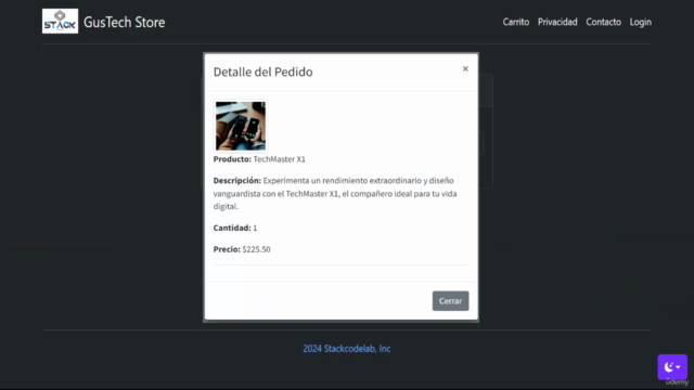 Website con buenas practicas de arquitectura de software – Screenshot 3