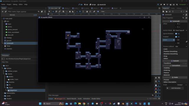 Create a procedurally generated 2D Roguelike in Godot 4 – Screenshot 2