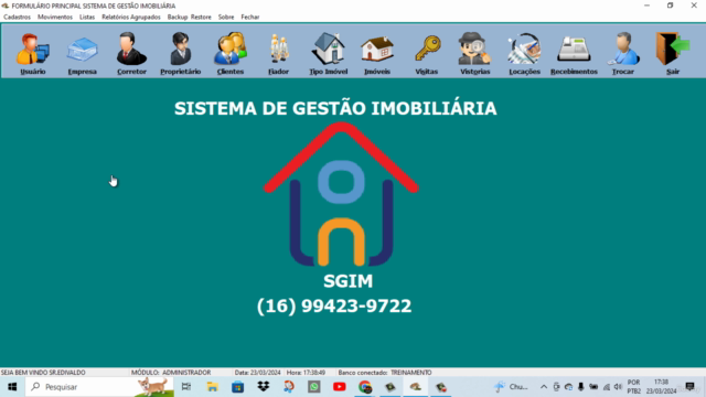 Delphi Gestão de Imobiliária 2 – Screenshot 1