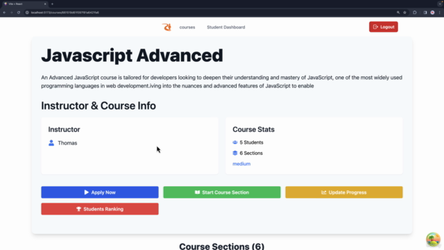 MERN Stack Dev Journey Project Course – Screenshot 2