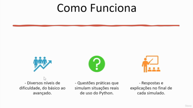 Simulado de Python do Básico ao Avançado em Português – Screenshot 2