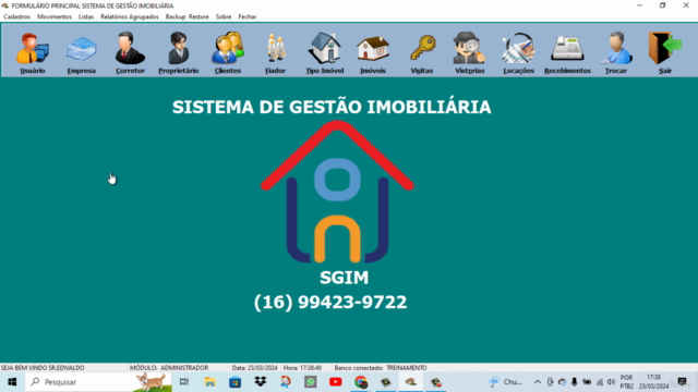 Delphi Gestão de Imobiliária 3 – Screenshot 1
