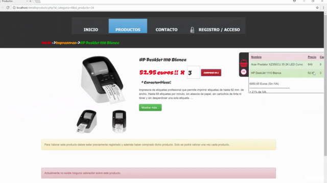 Curso de programación Web: "Crea tu Tienda Online con PHP". – Screenshot 1