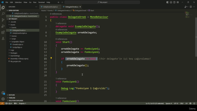 Unity C# Öğrenmeye Başla – Screenshot 2