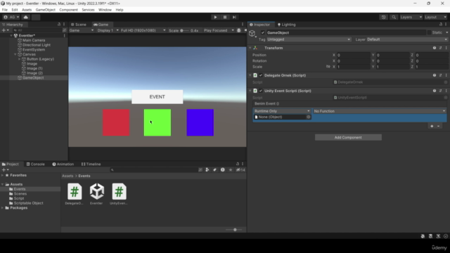 Unity C# Öğrenmeye Başla – Screenshot 4