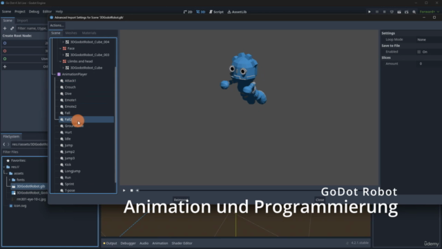 GoDot 4 3D Einsteigerkurs – Screenshot 1