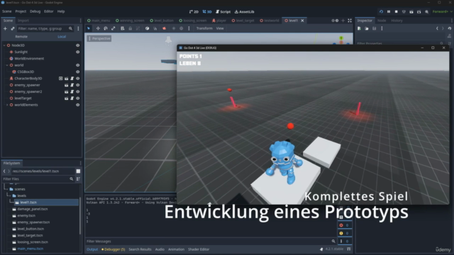 GoDot 4 3D Einsteigerkurs – Screenshot 4
