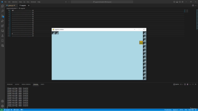 Crea Geometry Dash con python y pygame – Screenshot 3