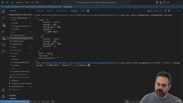 Build Your NFT Game on WAX: Part 3 - Advanced Interactions – Screenshot 4