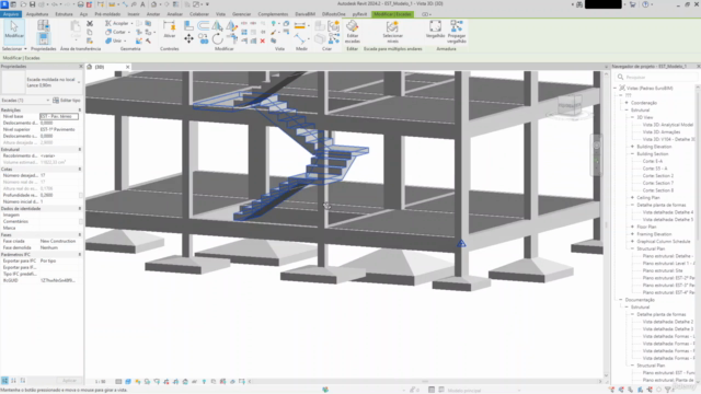 Revit 2024 - Estruturas de concreto armado em BIM – Screenshot 2