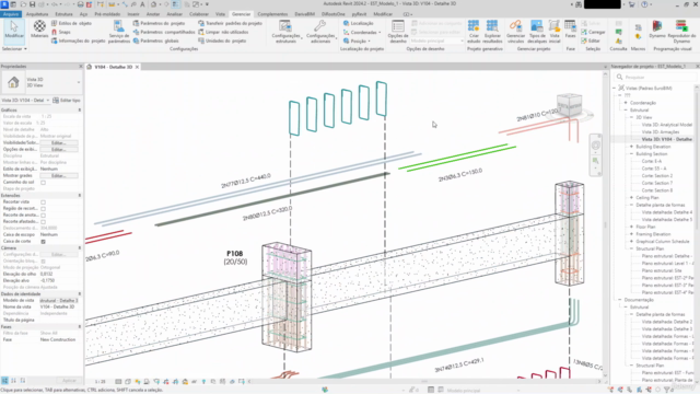 Revit 2024 - Estruturas de concreto armado em BIM – Screenshot 4