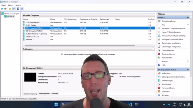 Windows Server 2025 : Aufbau einer Testumgebung in Hyper-V – Screenshot 2