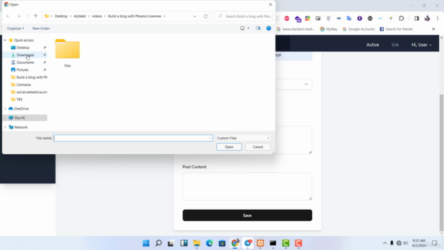 Build a Blog Application with Elixir Phoenix Liveview – Screenshot 3