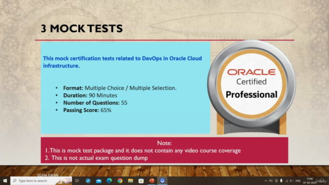 Mock Exams : OCI DevOps Professional – Screenshot 2
