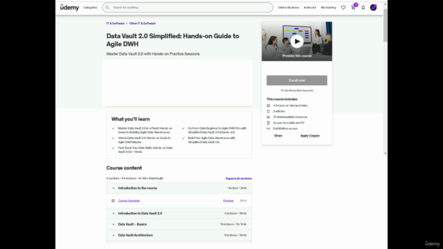 Data Vault 2.0 Simplified: Hands-on Guide to Agile DWH – Screenshot 2