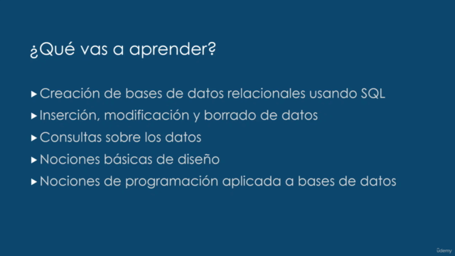 SQL y Bases de datos para (casi) todos – Screenshot 1
