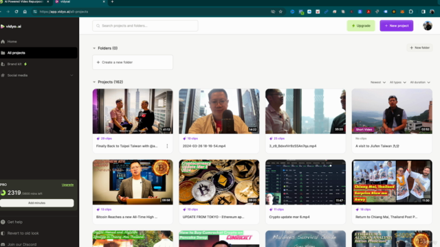 Short Form Video Editing Powered by AI – Screenshot 1