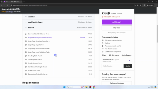 React Js In HINDI (हिंदी) – Screenshot 3