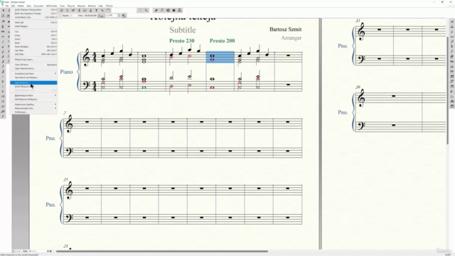 Produkcja muzyki poważnej – Make Music Finale + Cubase – Screenshot 1