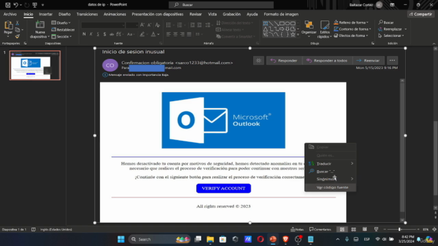 Aprende a defenderte de la Ingeniería social y phishing – Screenshot 1